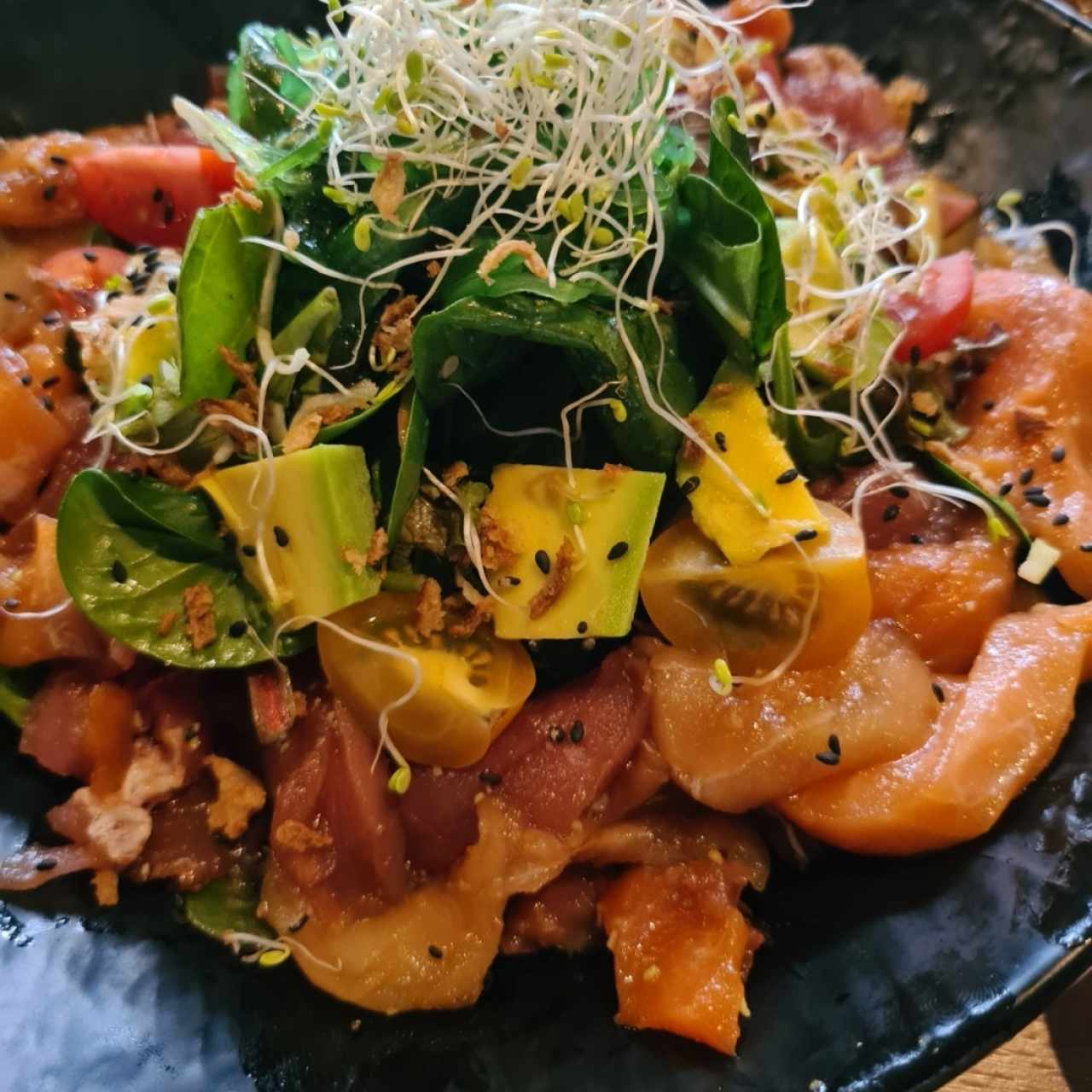 Ensaladas - Ensalada de sashimi