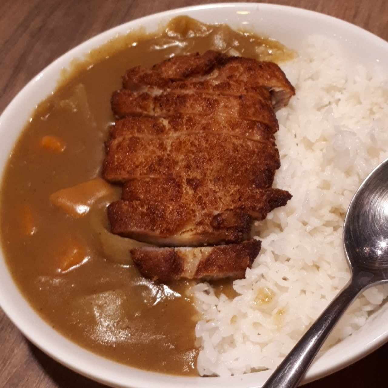 katsu curry (no fue apagado con panko) 
