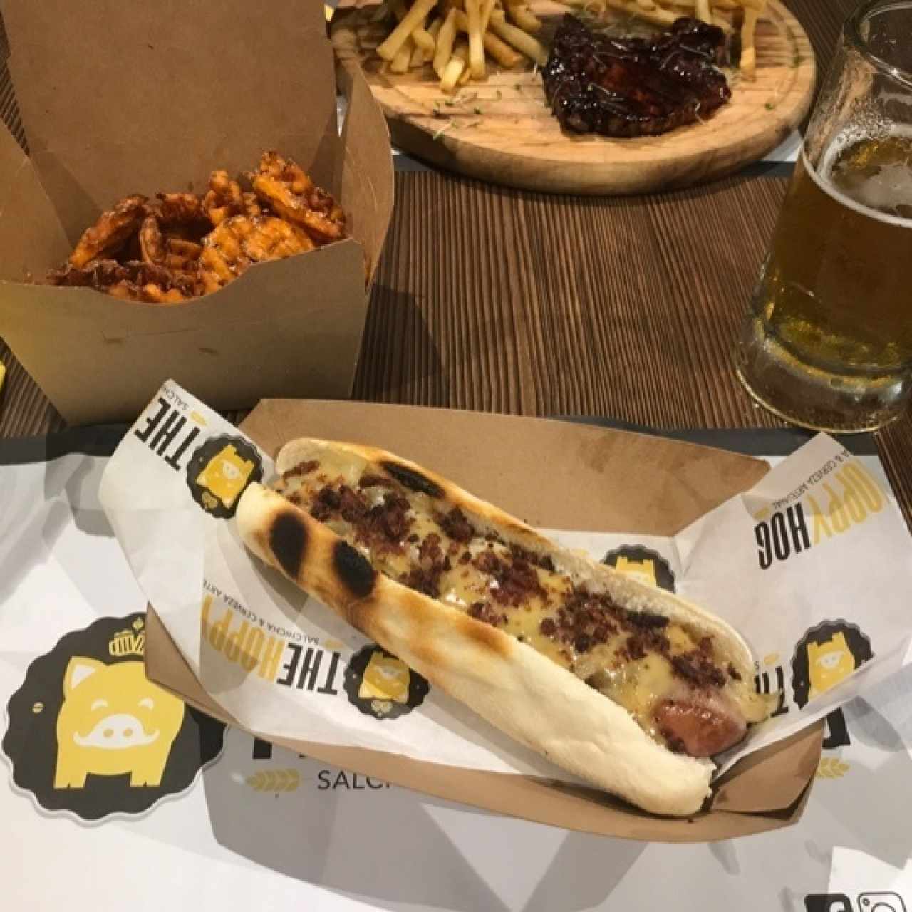 Choripan Suizo + Camote Frito + Fula