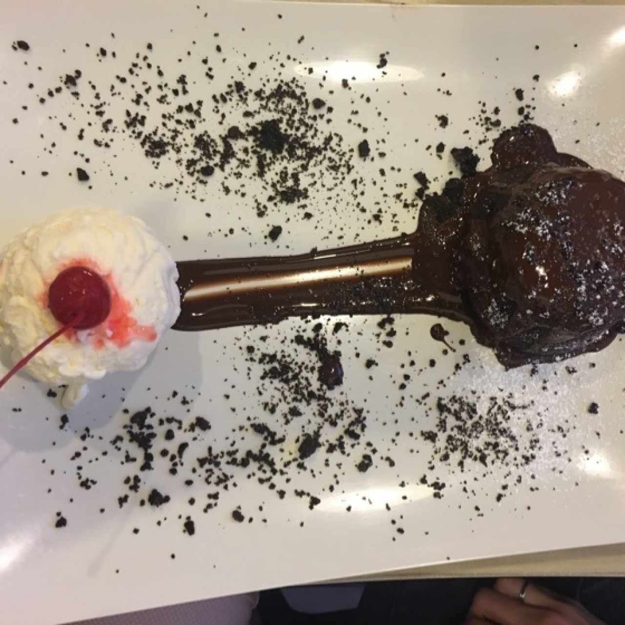 volcan de chocolate