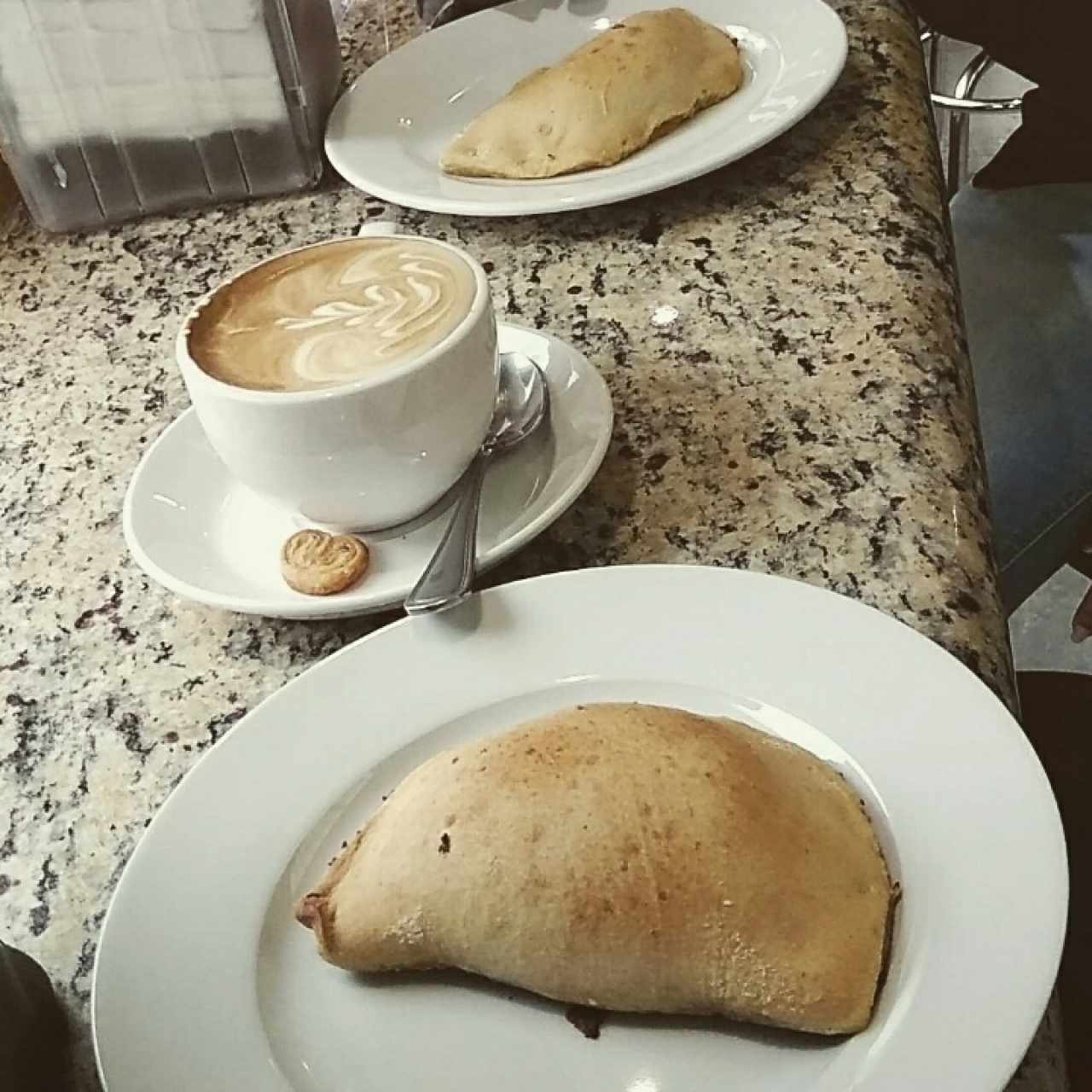 típicas empanadas de queso blanco