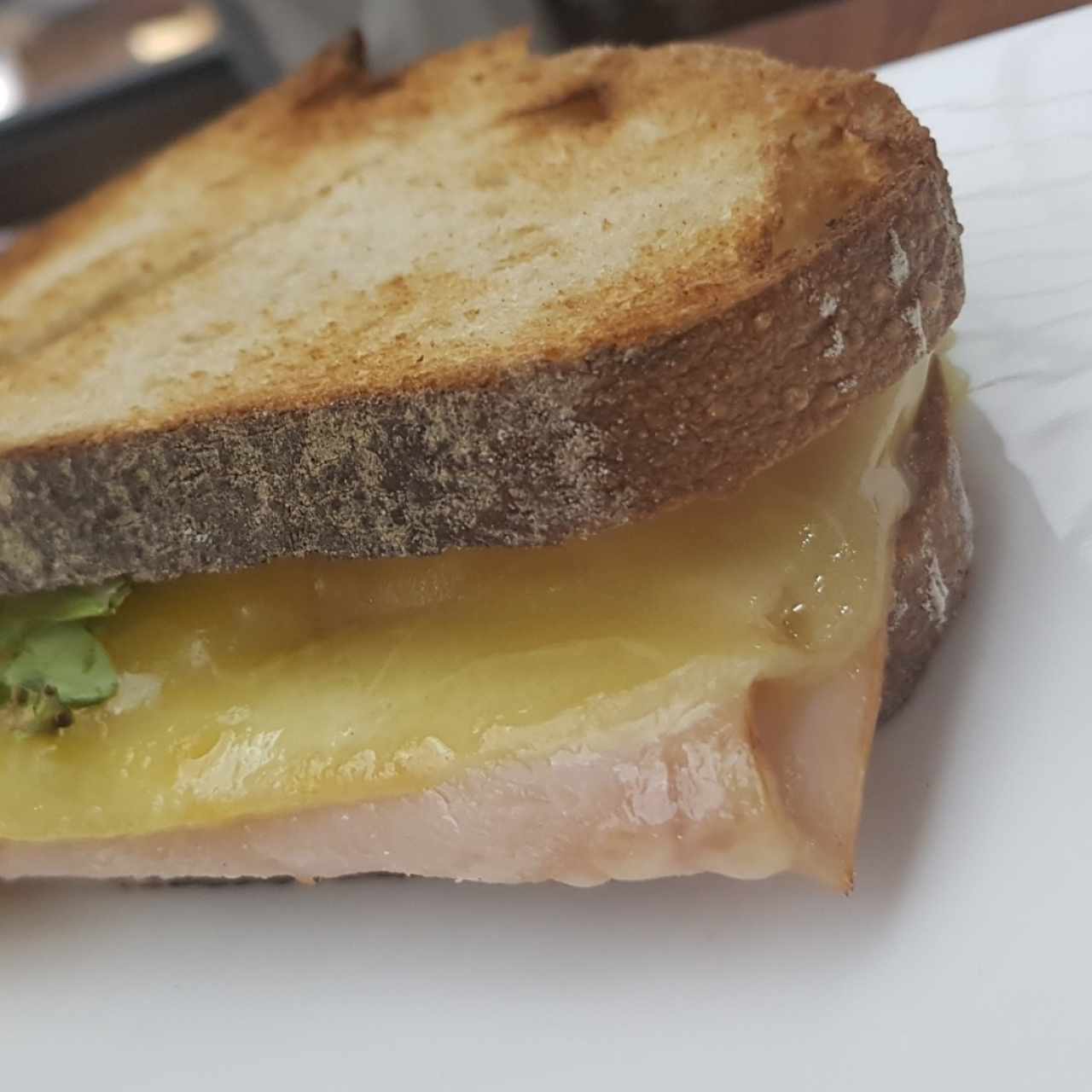 Sandwich de jamón de pavo