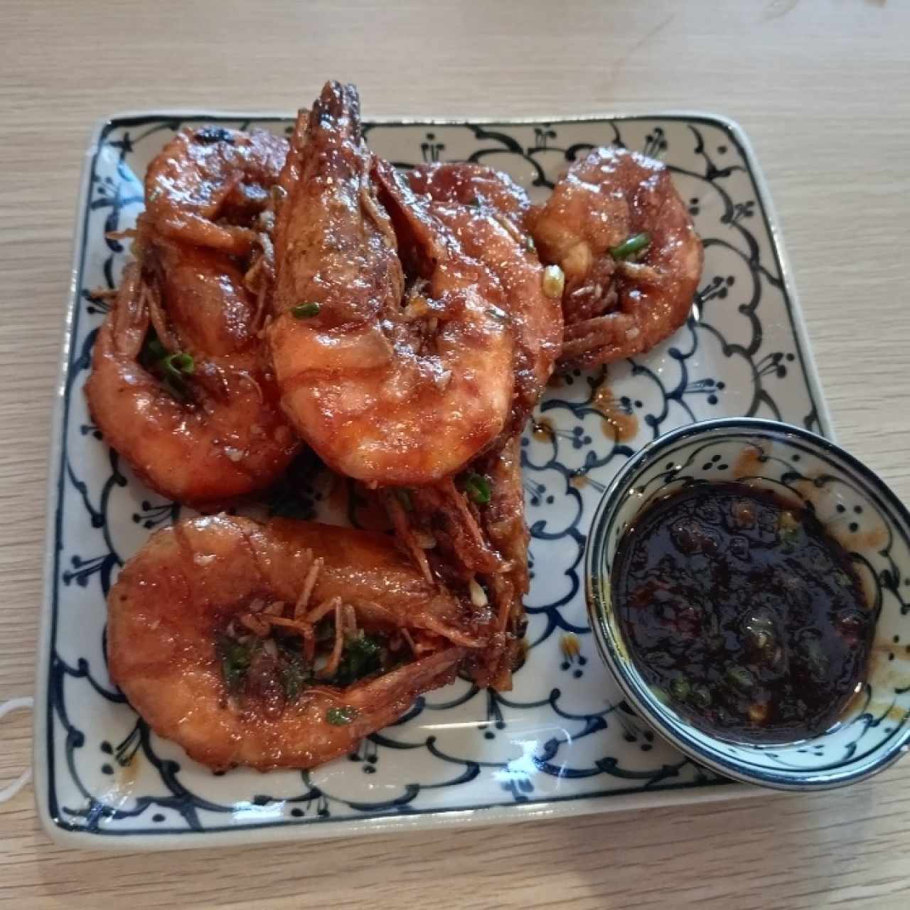 Camarones en salsa de tamarindo