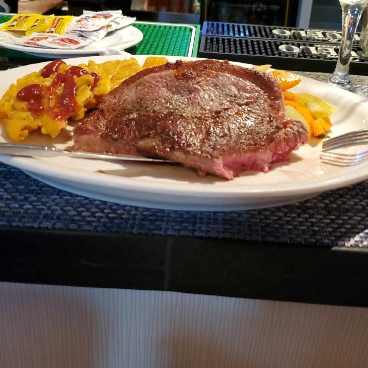 NY strip steak 
