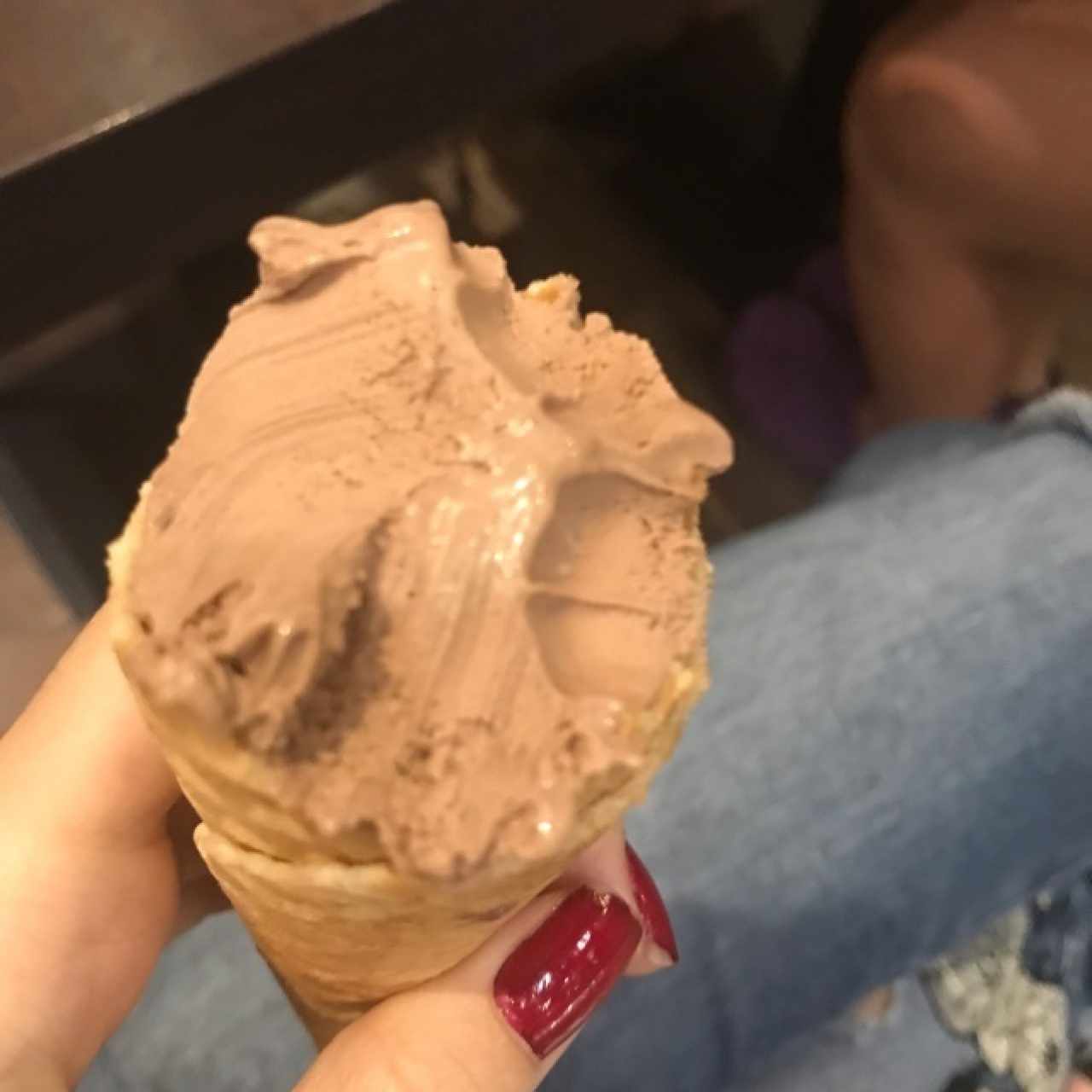 gelato de chocolate belga