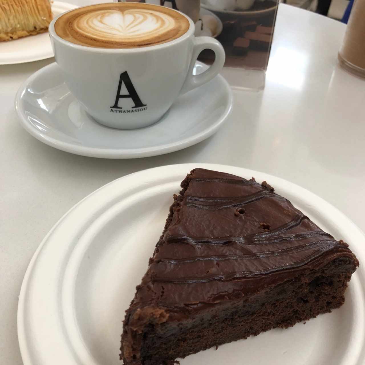 Brownie de Chocolate y Capuccino. Combinacion perfecta.