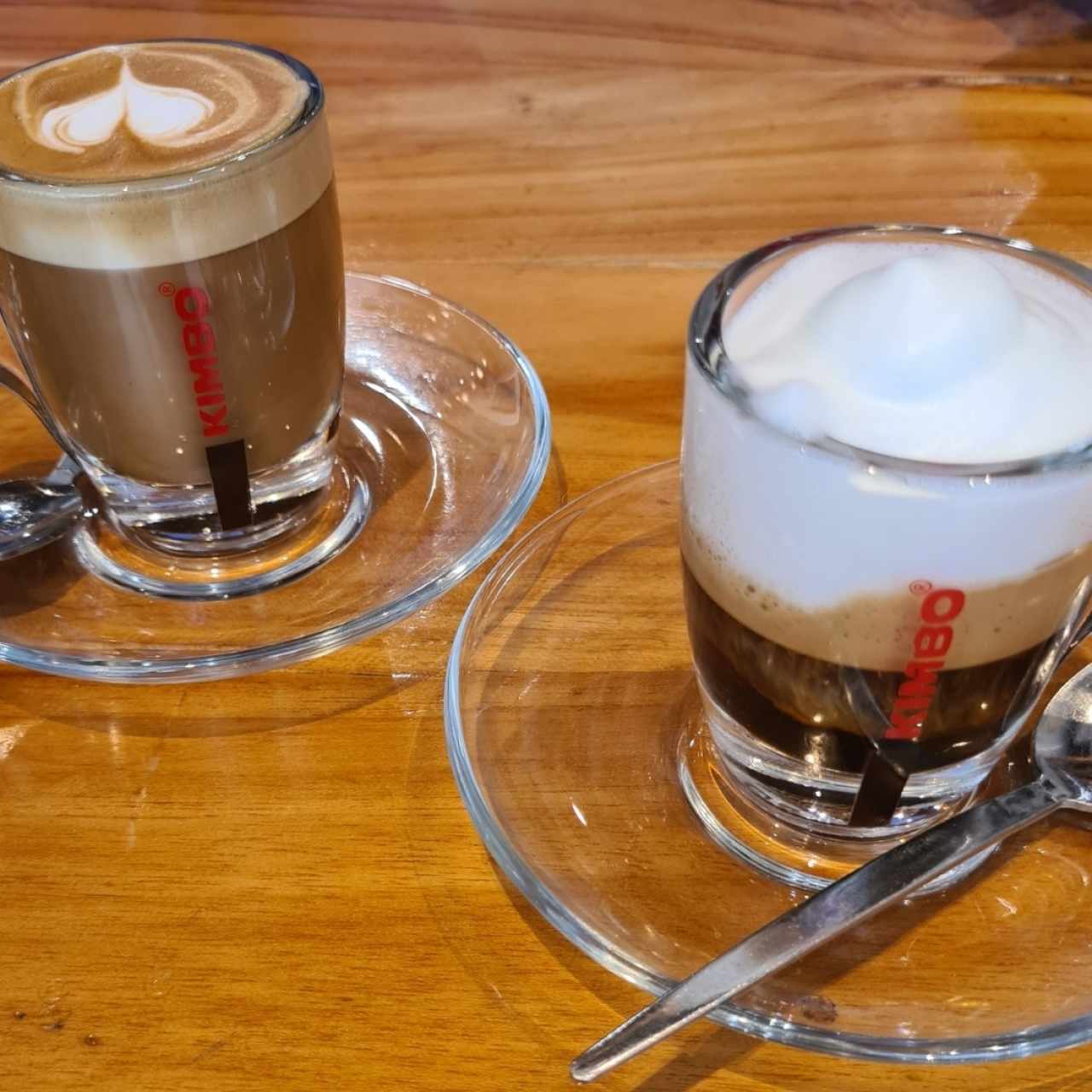 Cafe cortado y macchiato