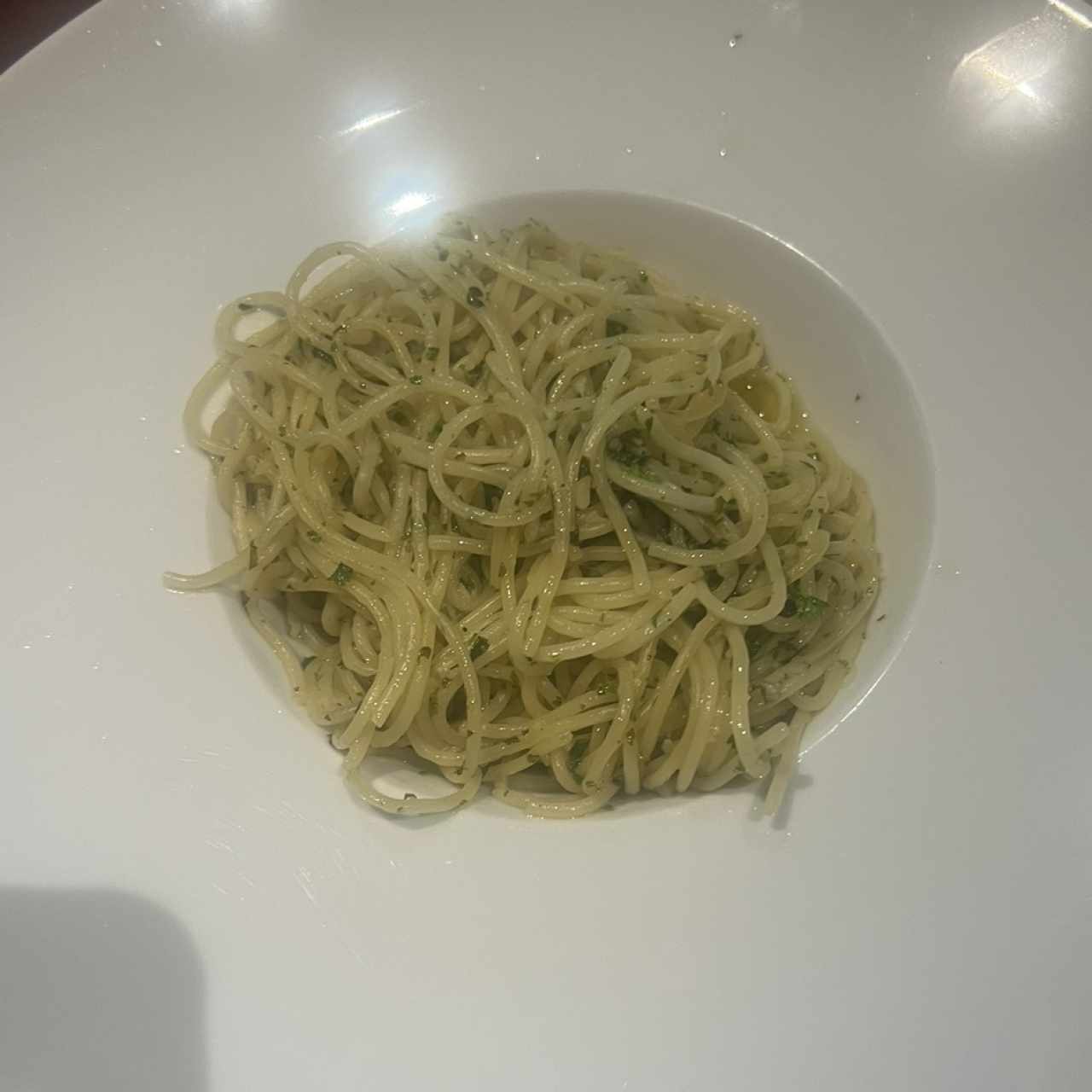 Spaghetti al oleo 