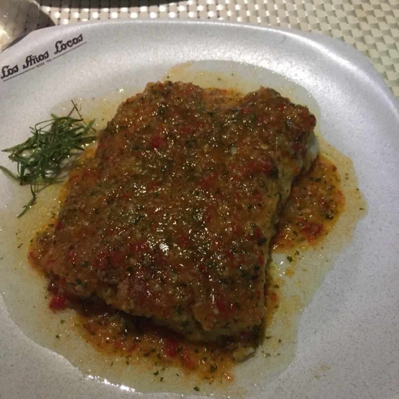 PESCADOS - Corvina al ajillo