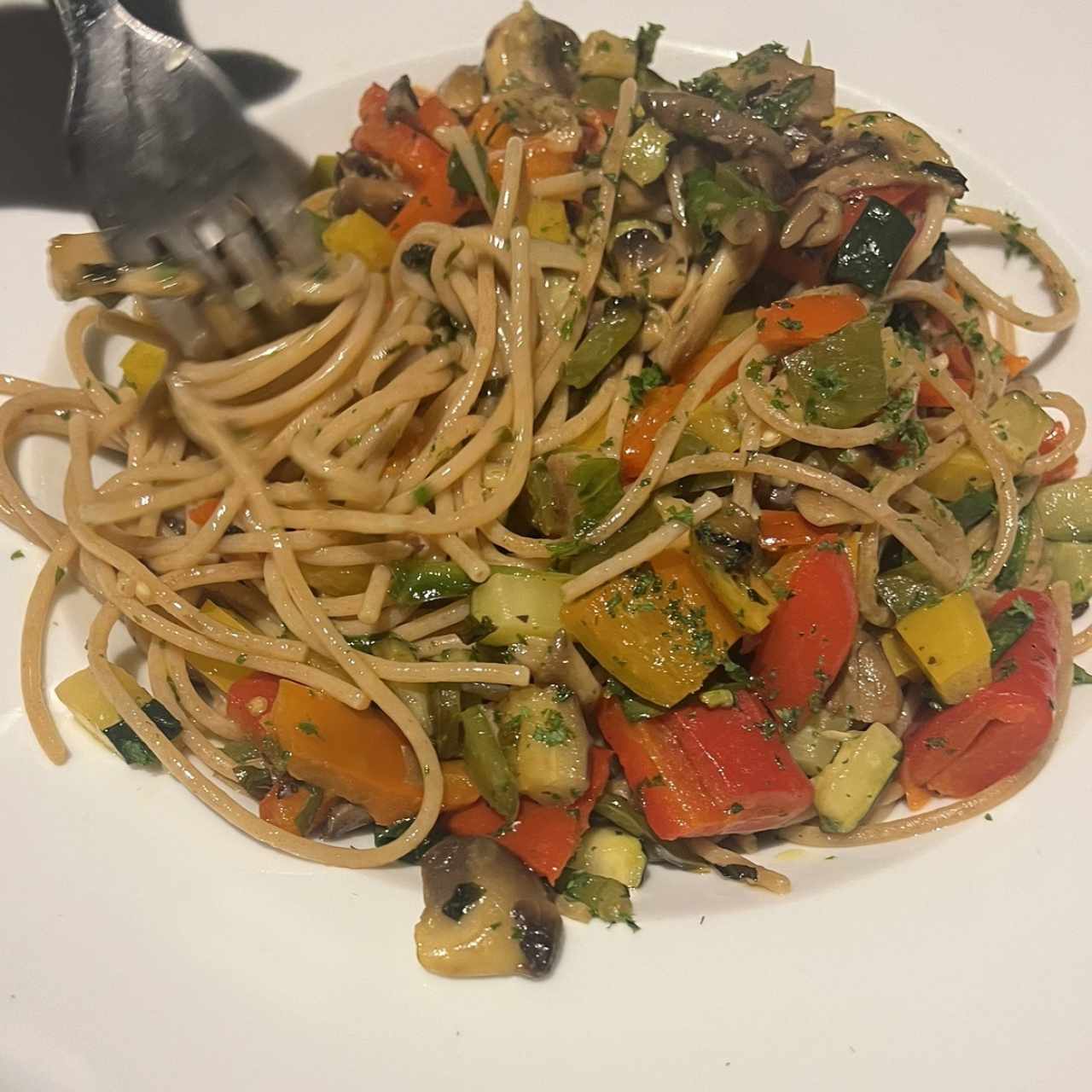 Menú Vegetariano - Pasta Nicole