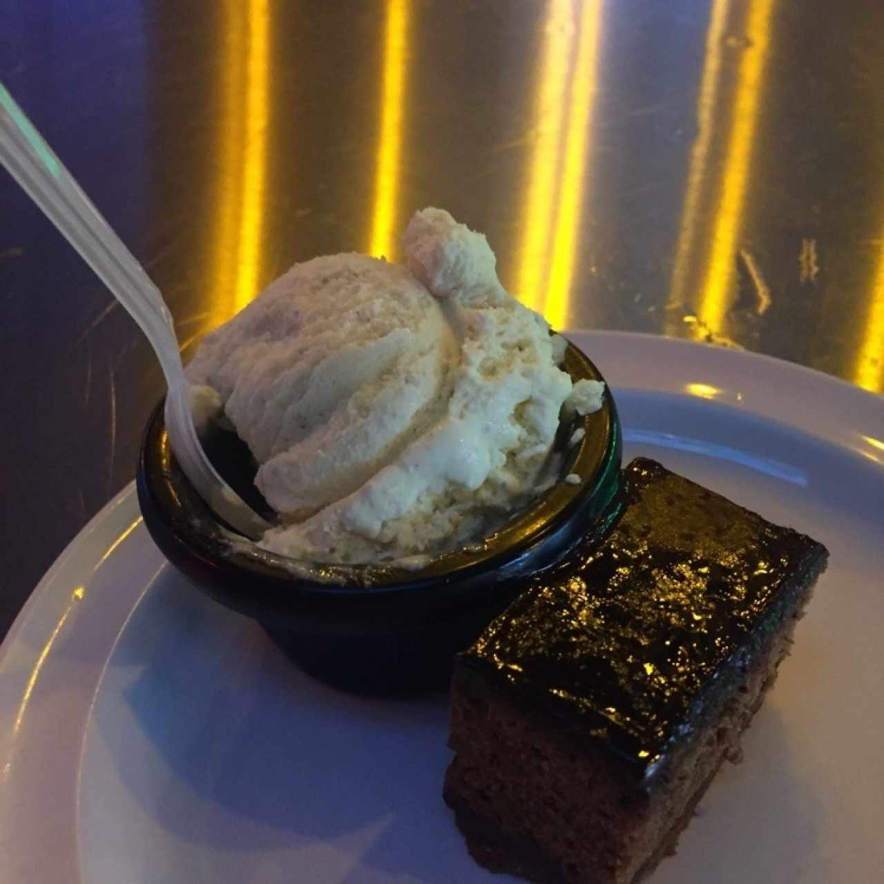 postre en menú ejecutivo