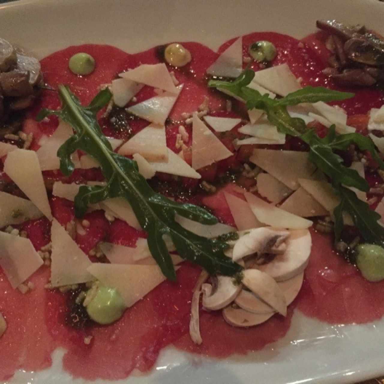 Carpaccio di manzo o filete