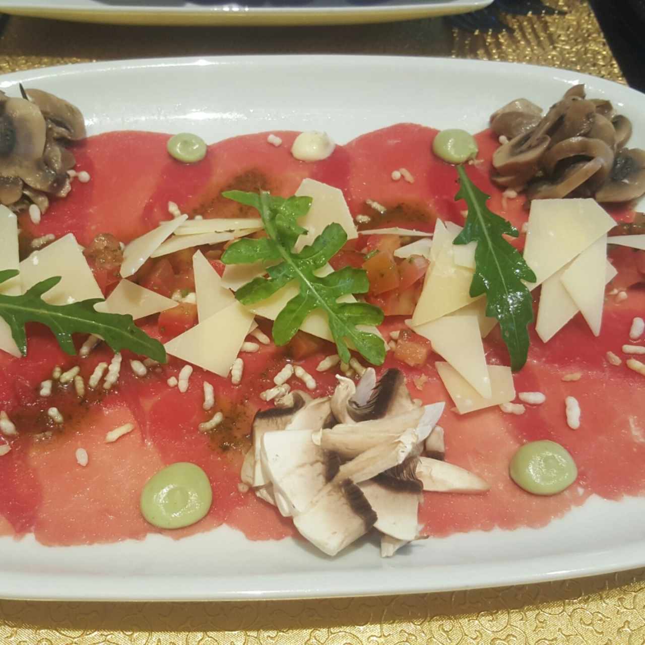 Carpaccio di manzo o filete