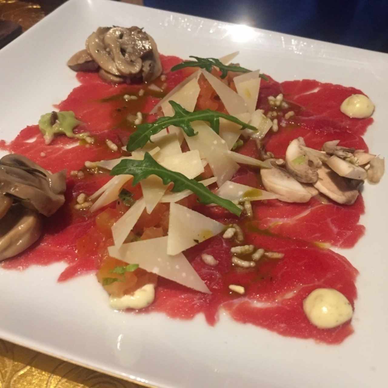 Carpaccio di manzo o filete