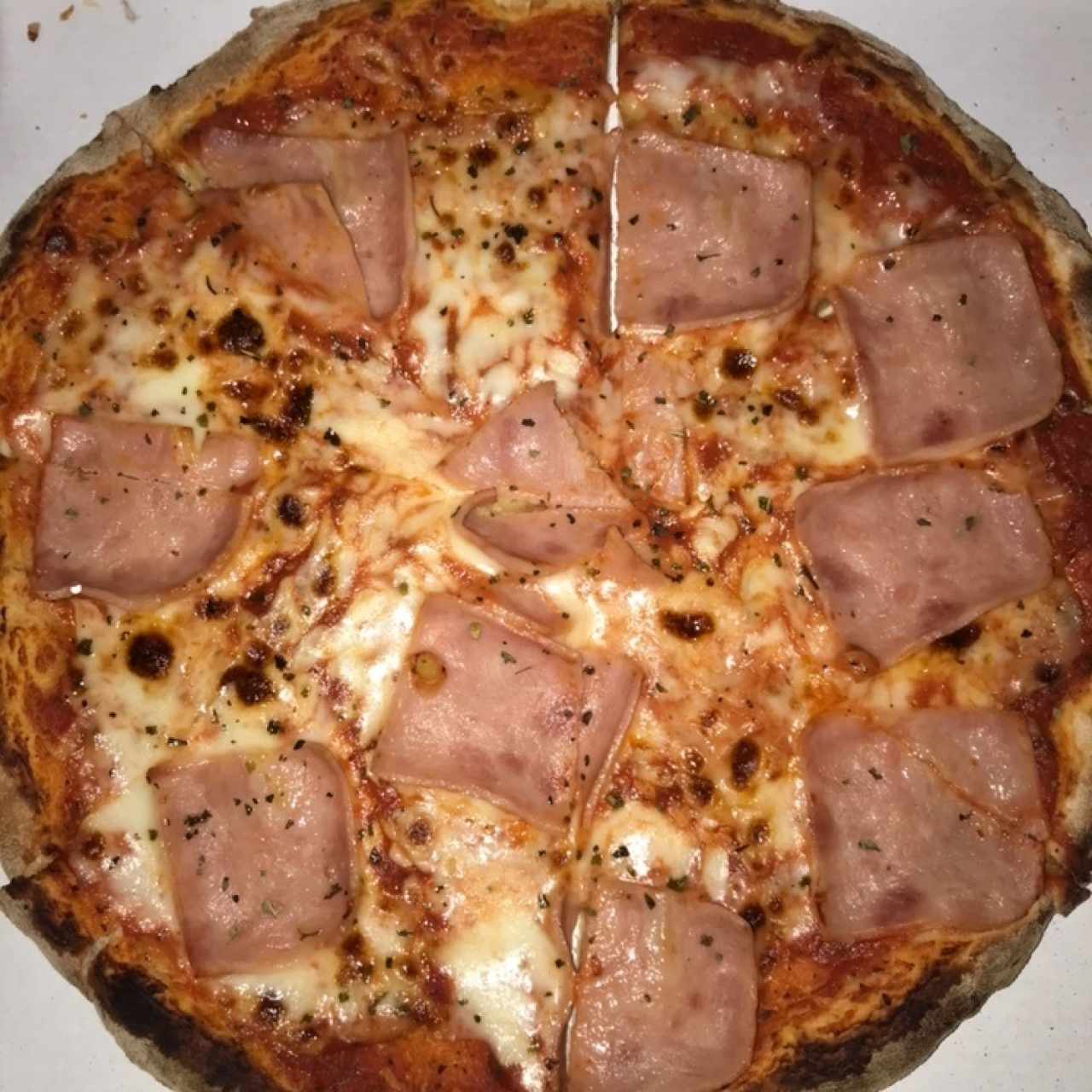 Pizza de jamón