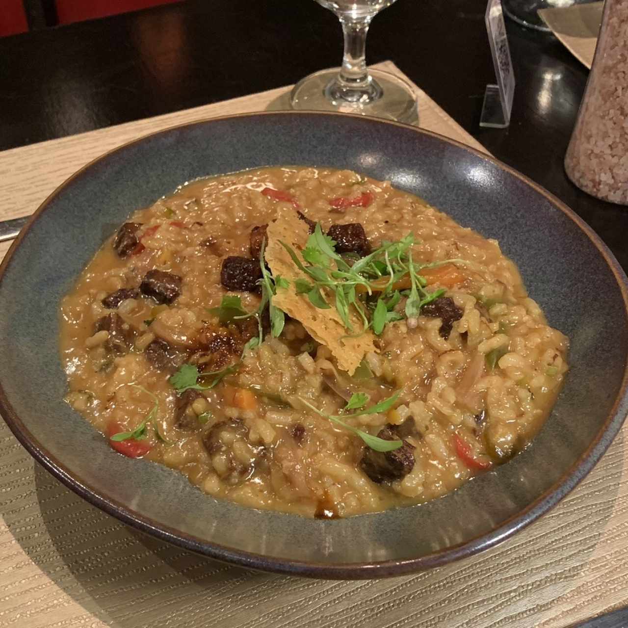 Risotto de Asado Negro.  Mi favorito