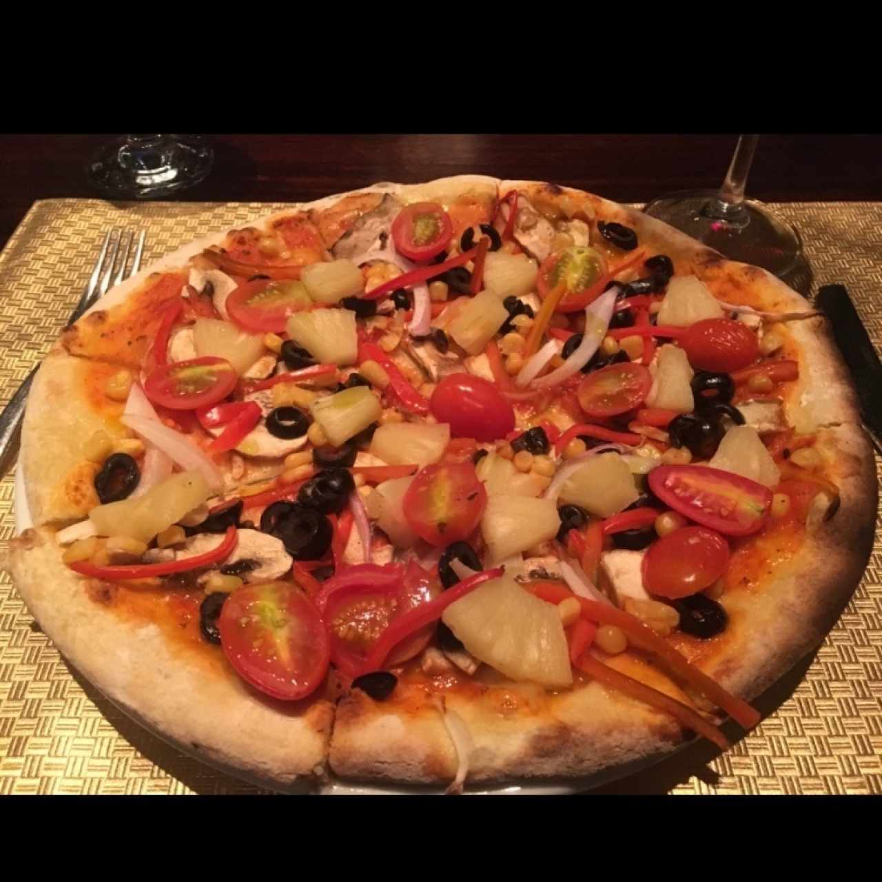 pizza vegetariana!