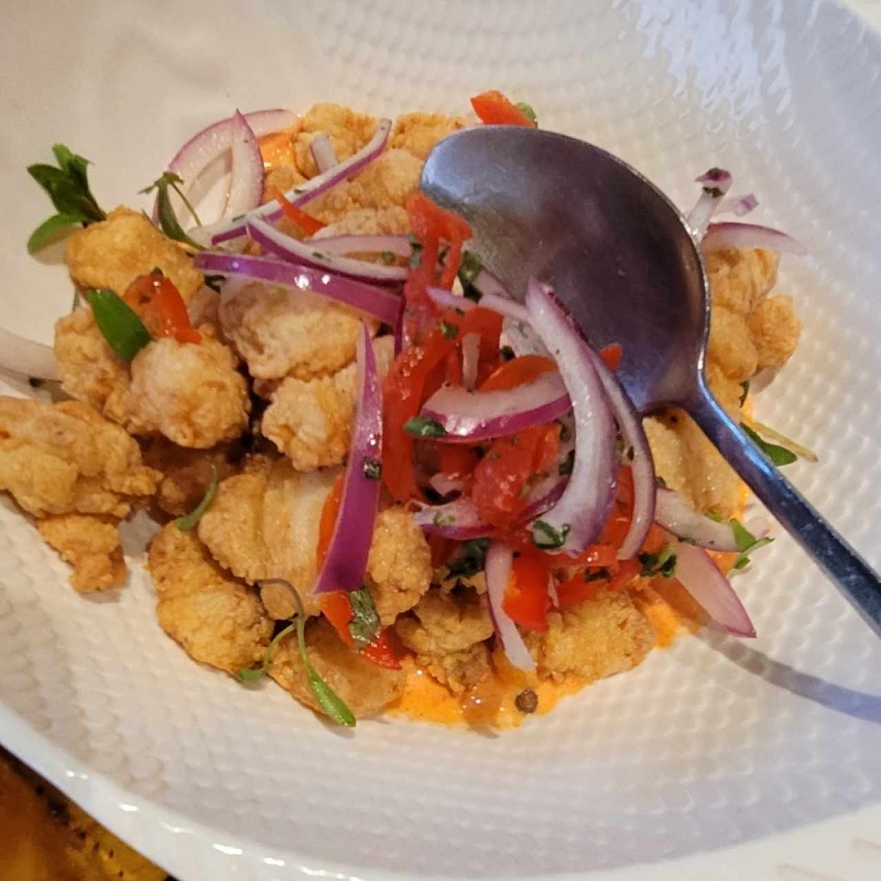 Entradas - Ceviche Al Chicharrón