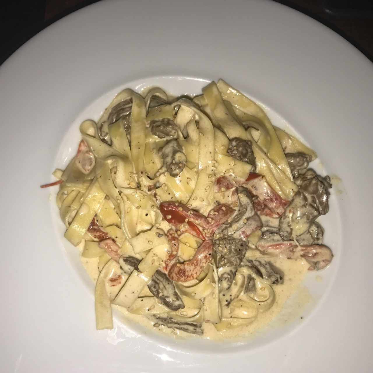 fettucini y lomillo