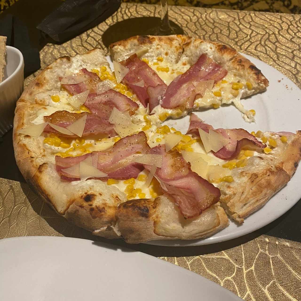 Pizza de queso crema 