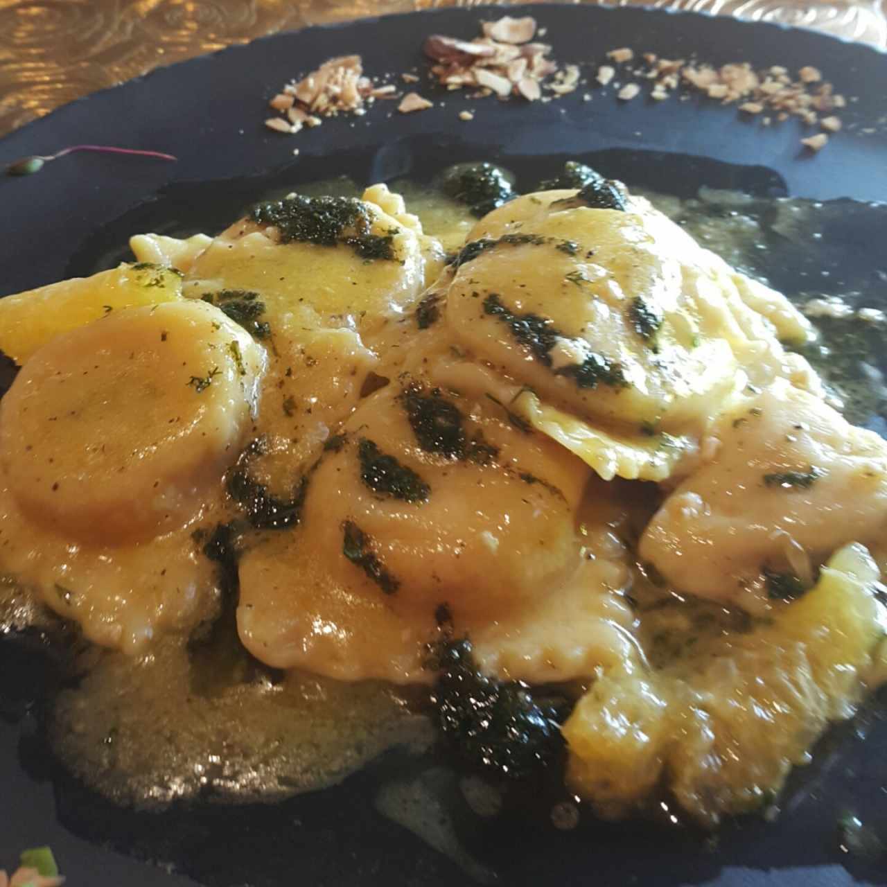 Raviolis de salmon