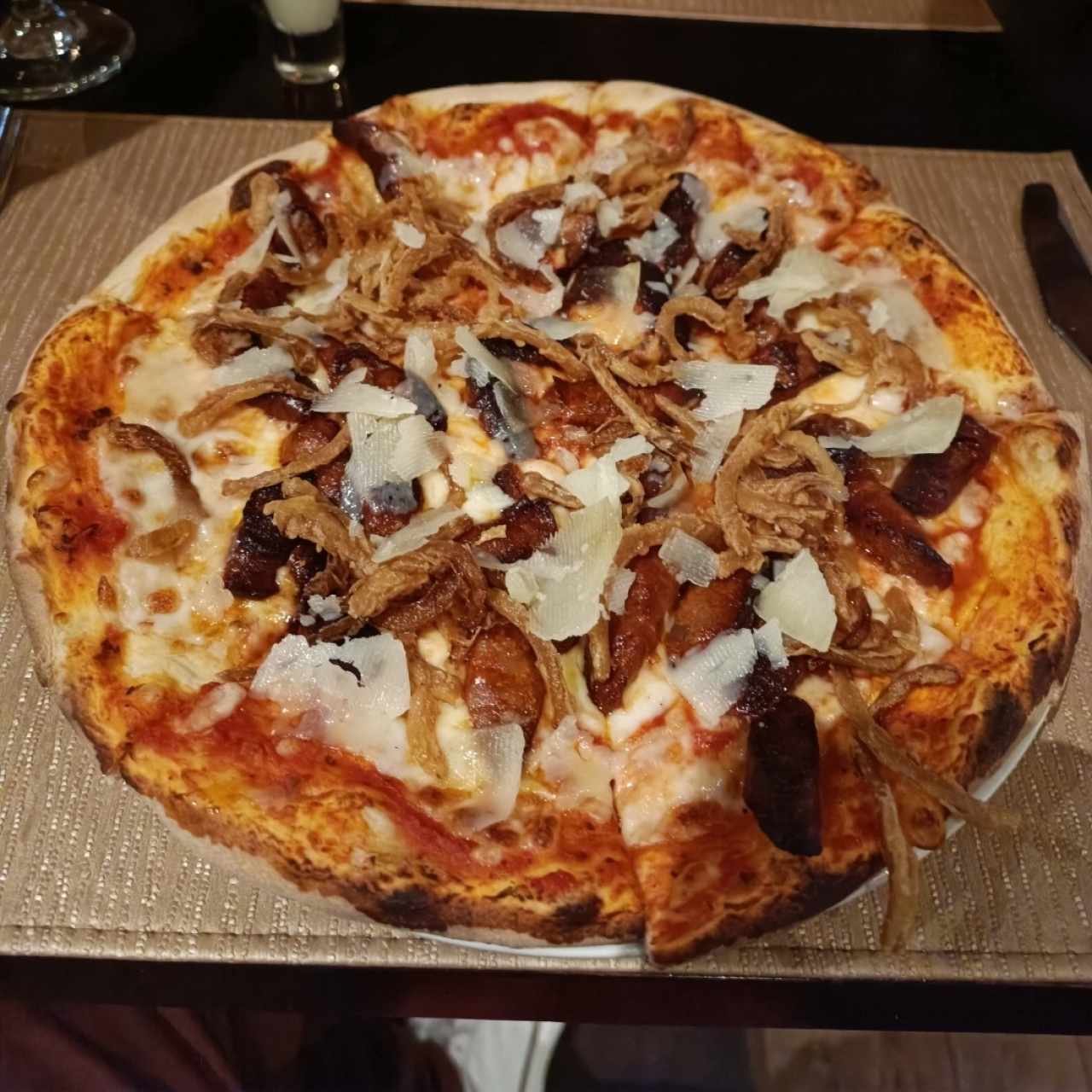 Pizza Manchego Y Chistorra