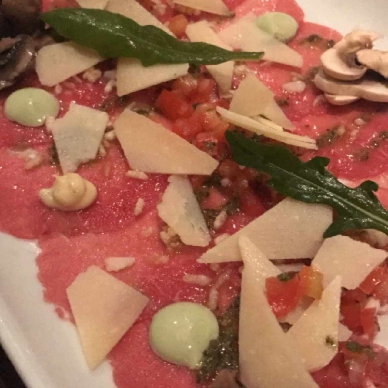 Carpaccio di manzo o filete