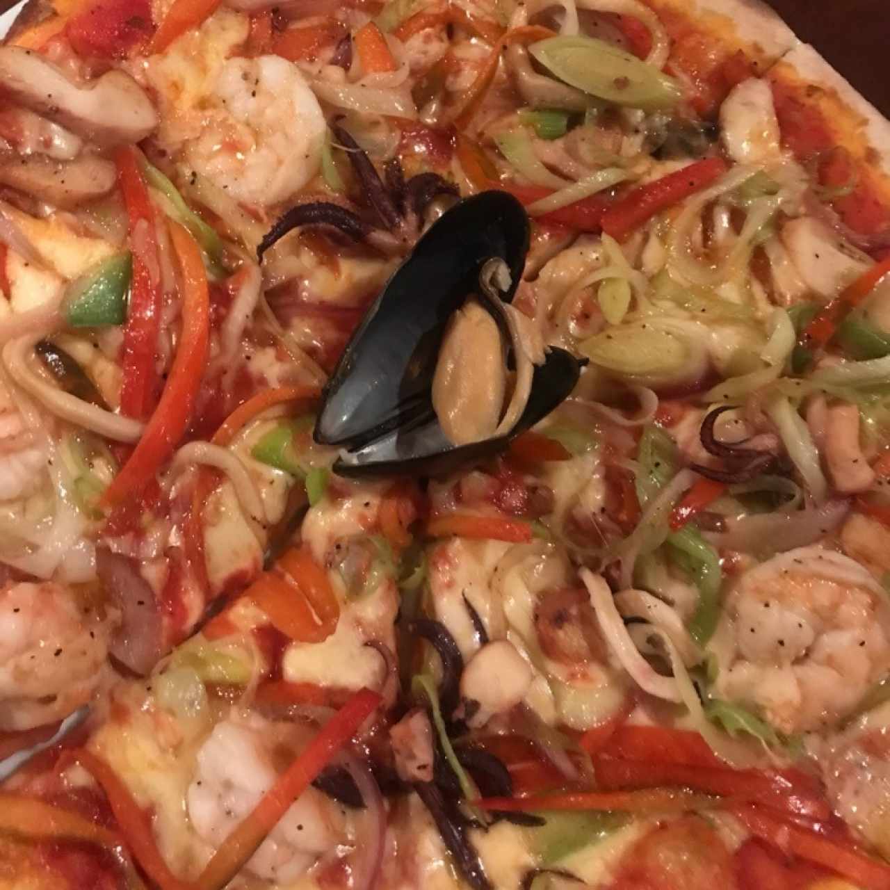 Pizza Mariscos