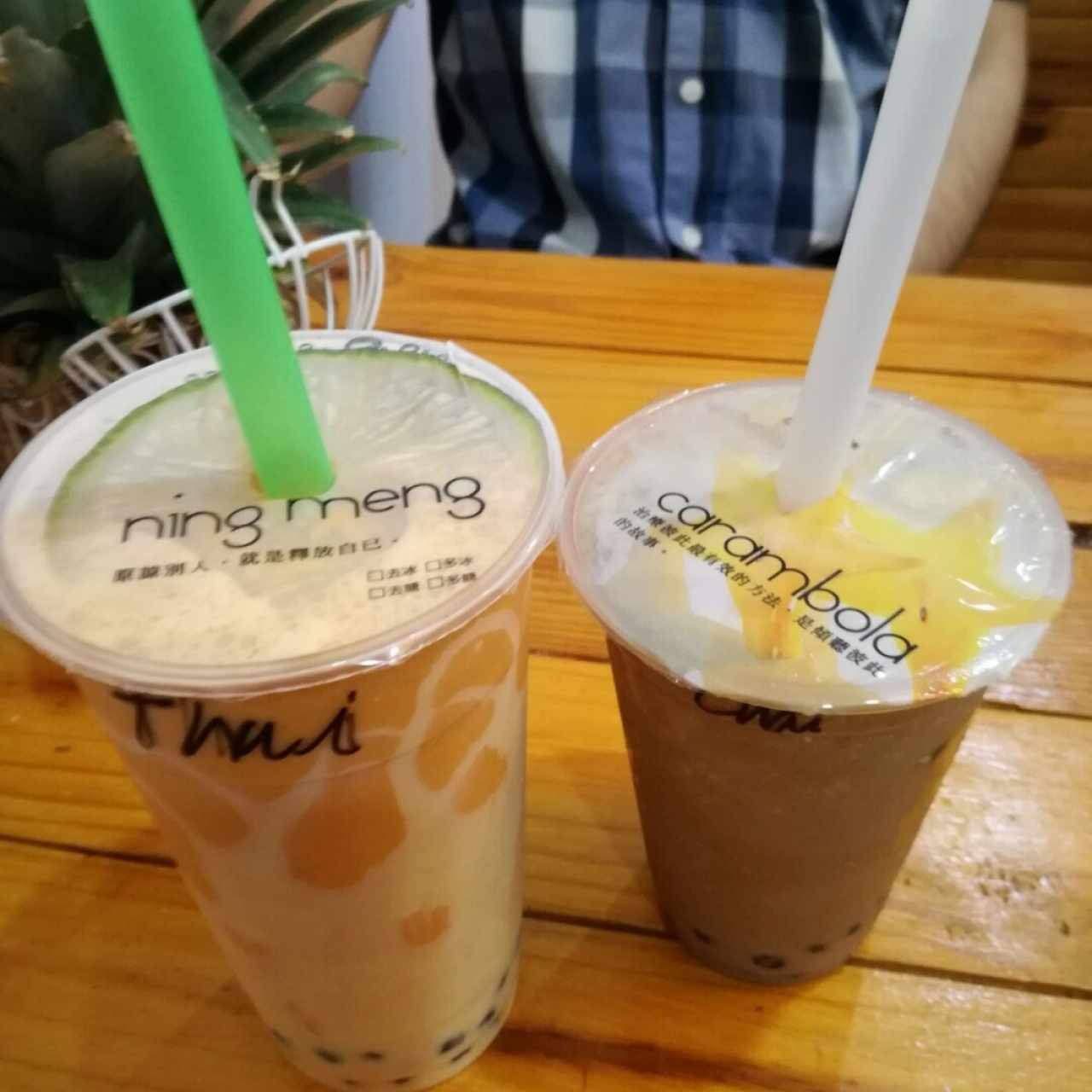 Thai and Chai Tea.
