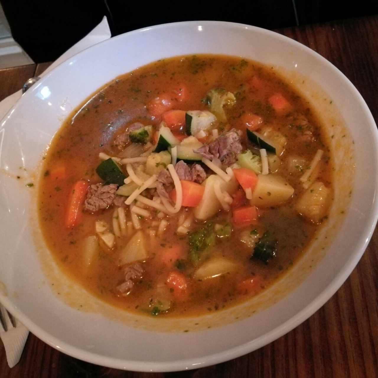 Sopa de menestra