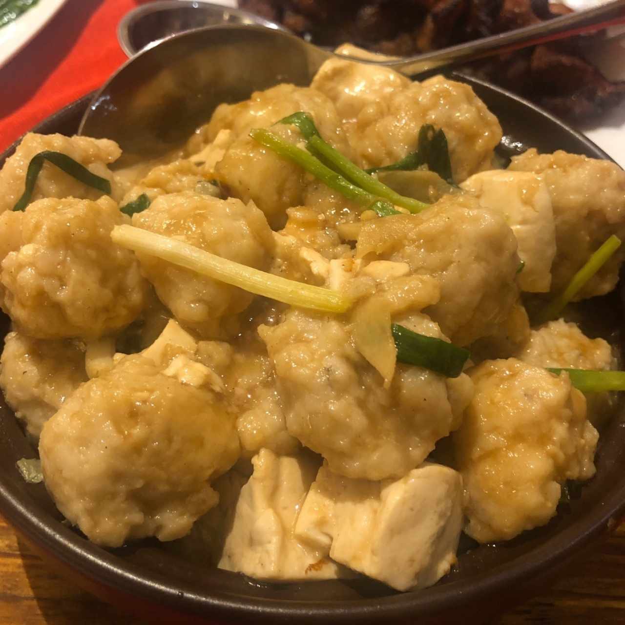 Fish balls with tofu