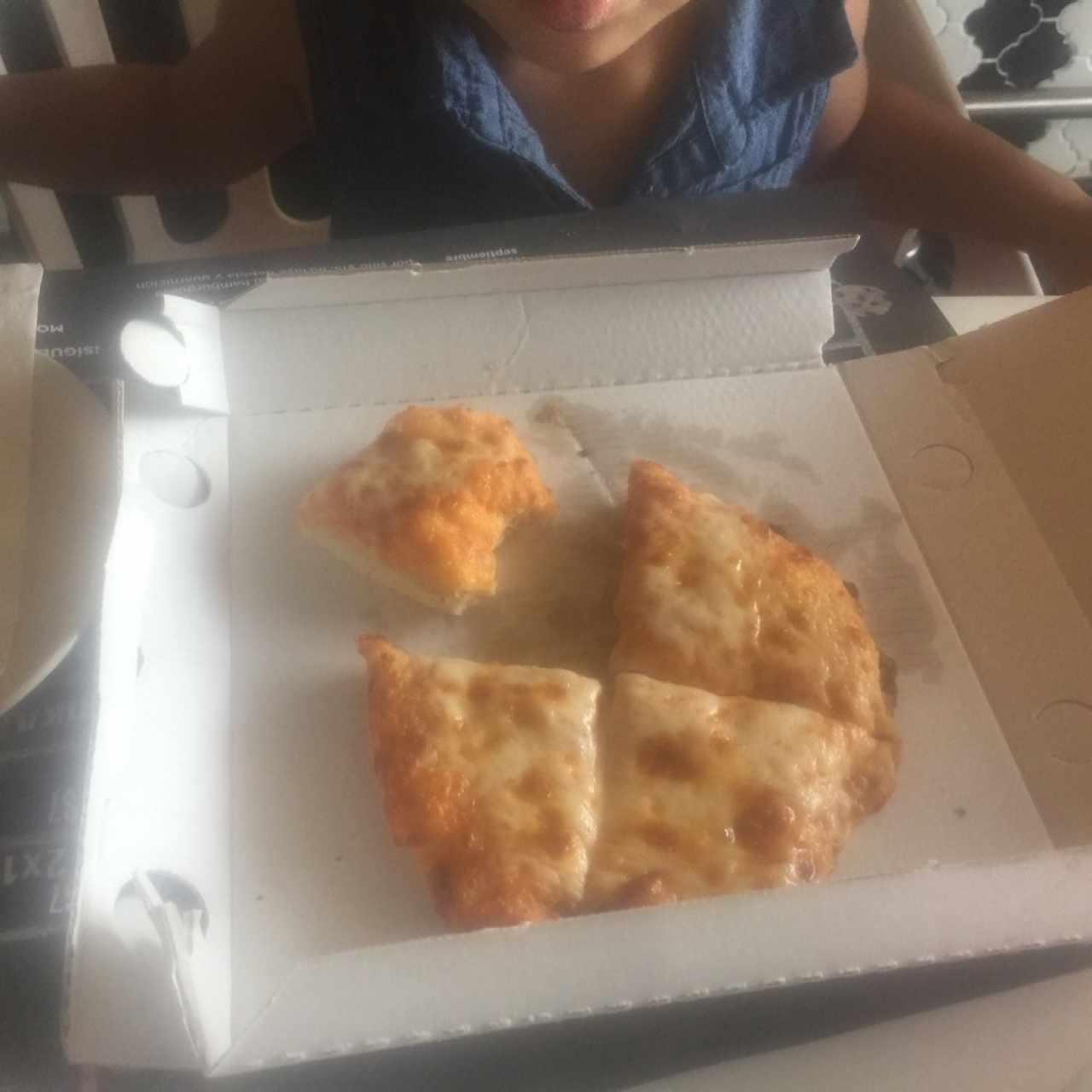 pizza hecha por los niños 