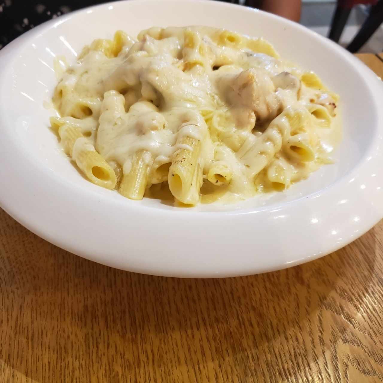 pasta con salmón gratinada