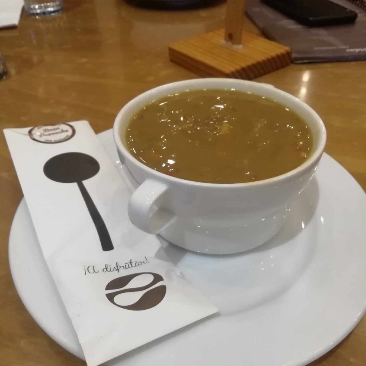 Sopa de lentejas chica