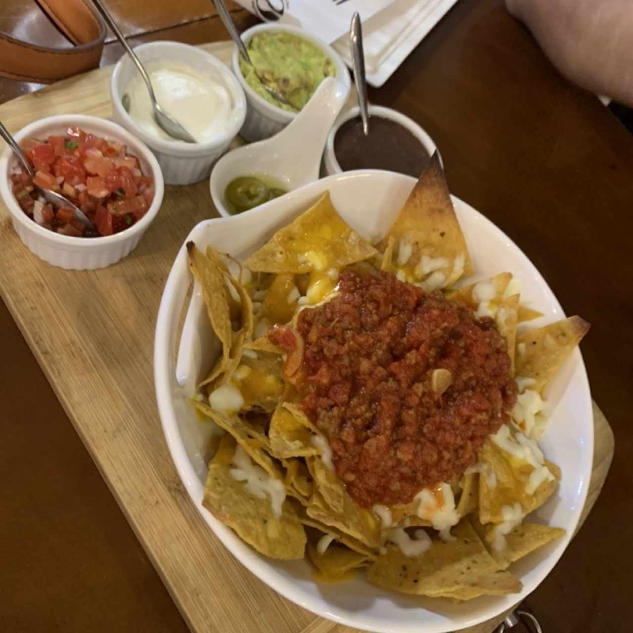 Super nachos dos cucharas