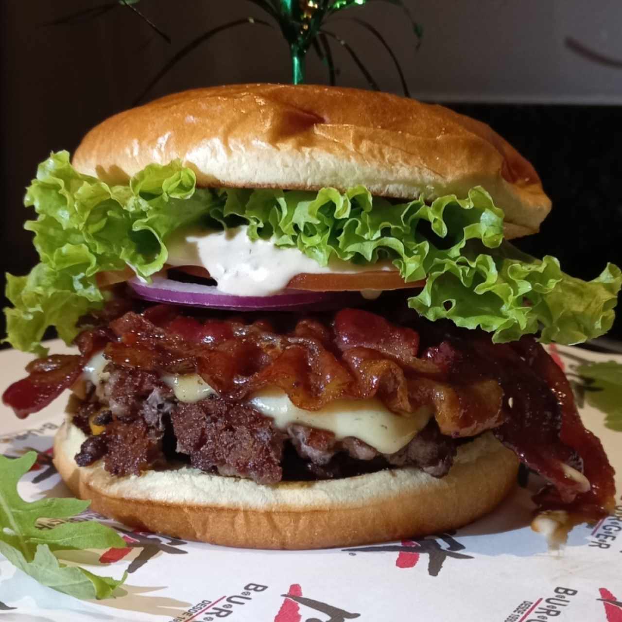 Maple Bacon Burger