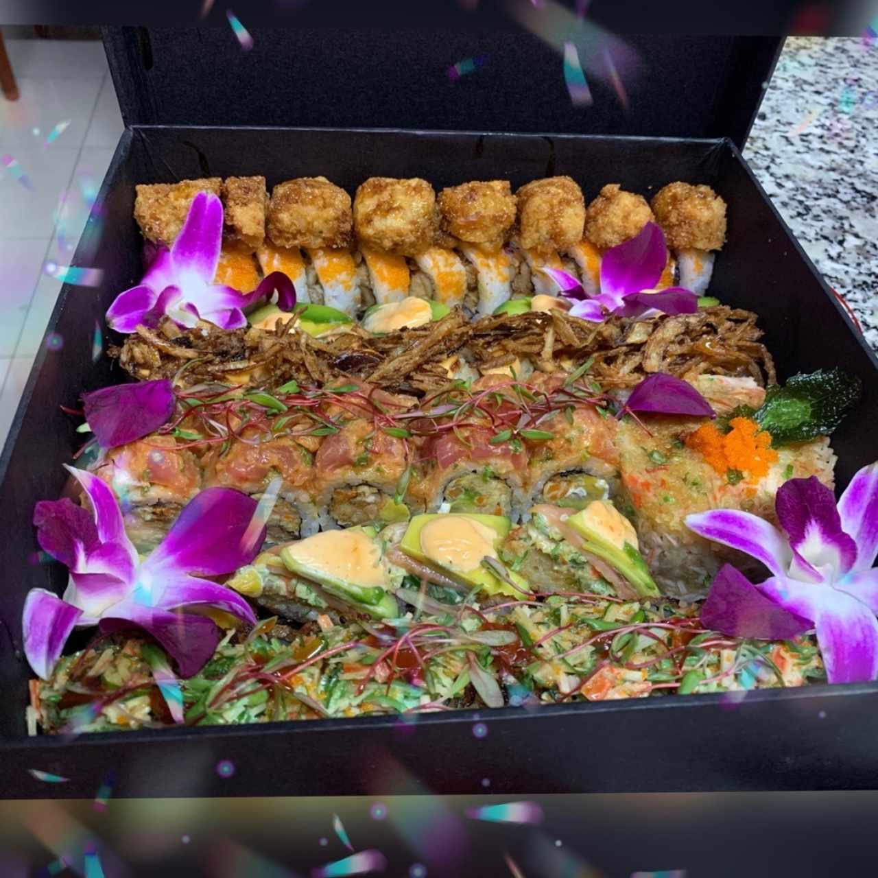 Shosai Box con Sushis variados