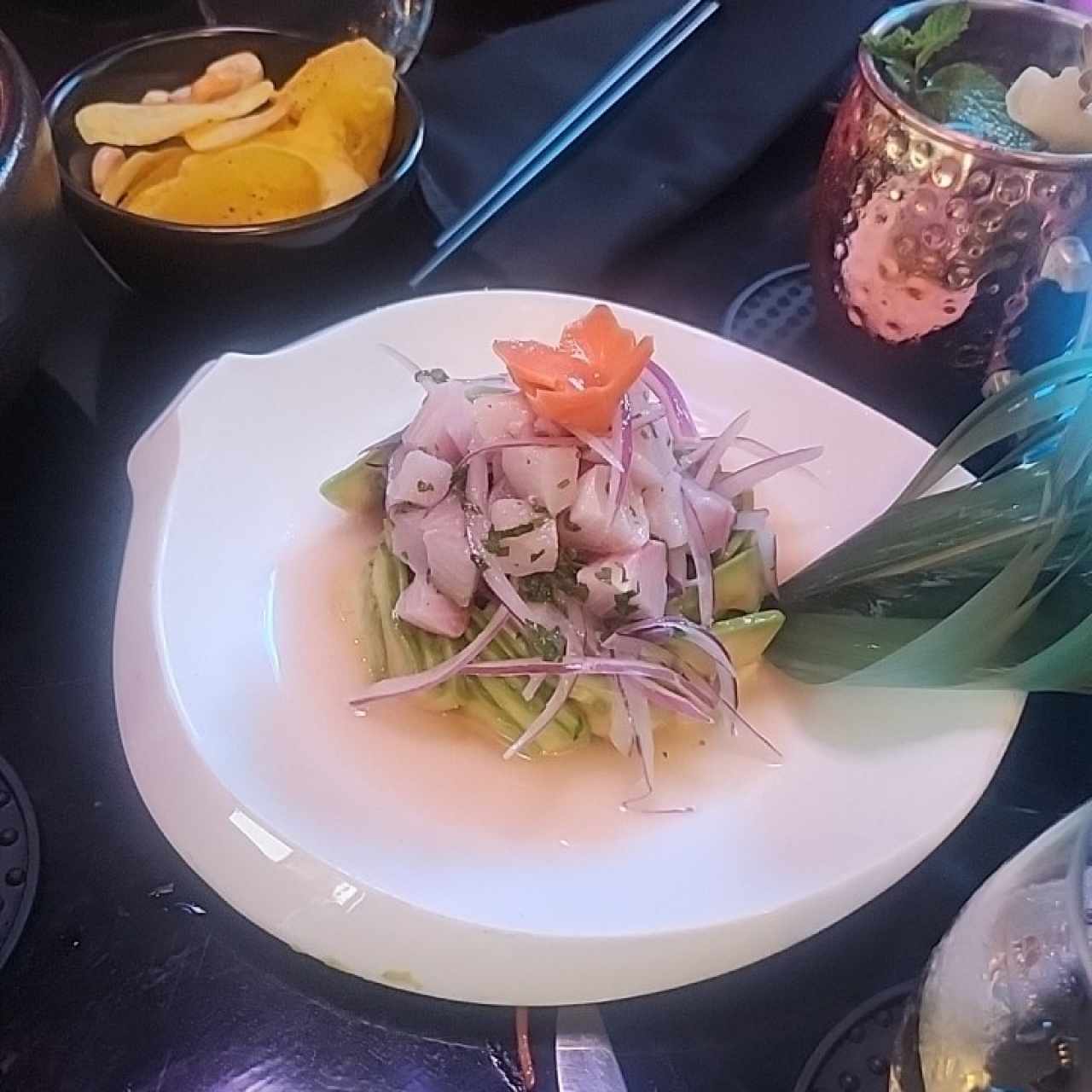 Pequeños Platos - Ceviche de Hamachi