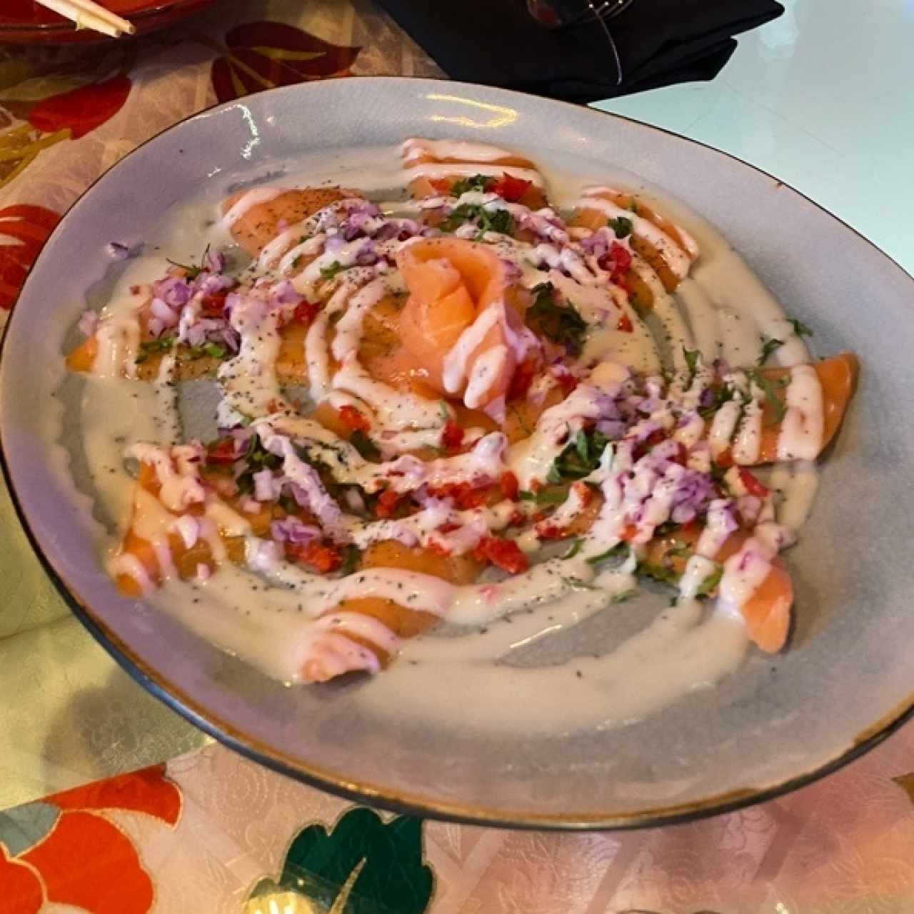 Pequeños Platos - Ceviche de Salmón