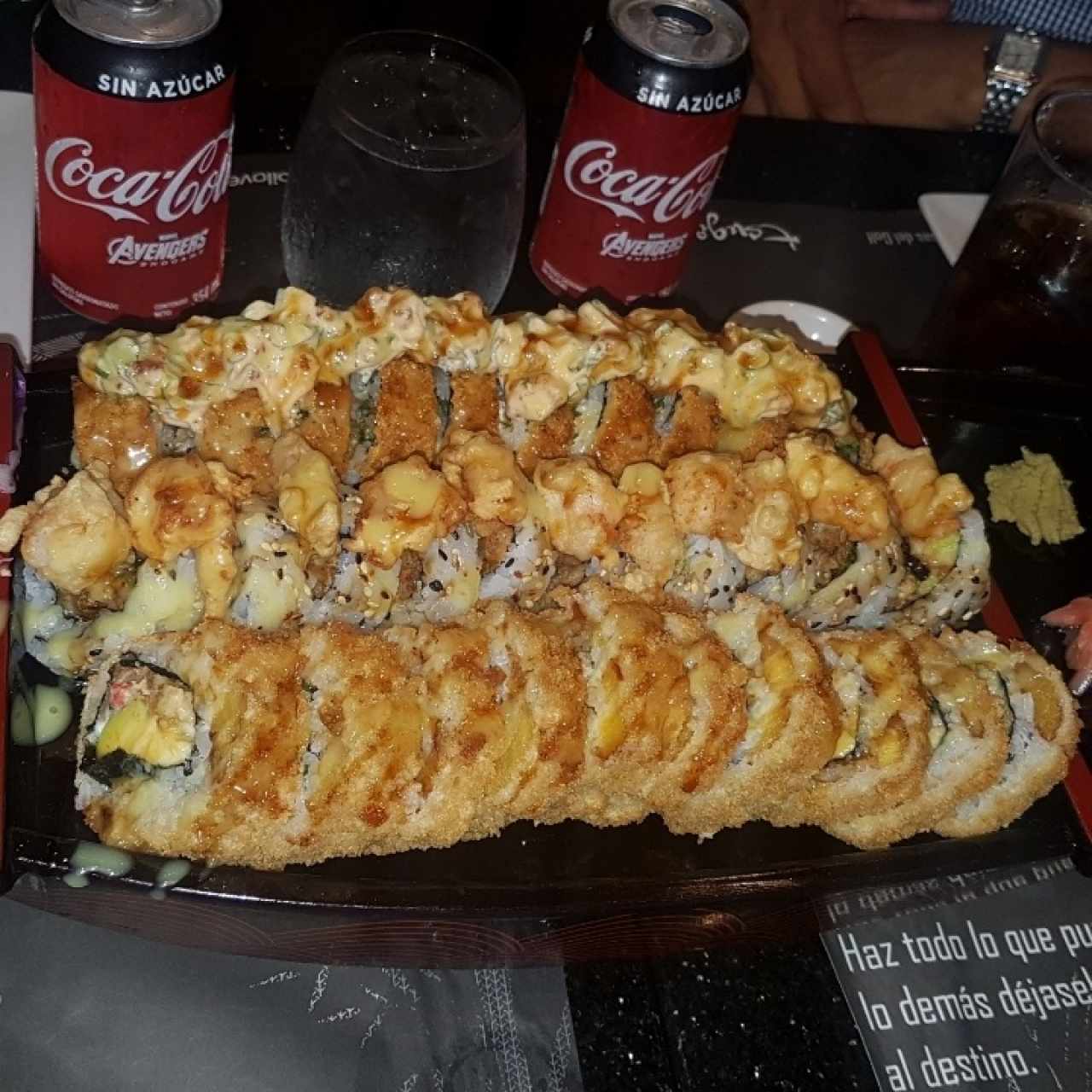 sushi canalero, Kufu Panda, Ebi Rock