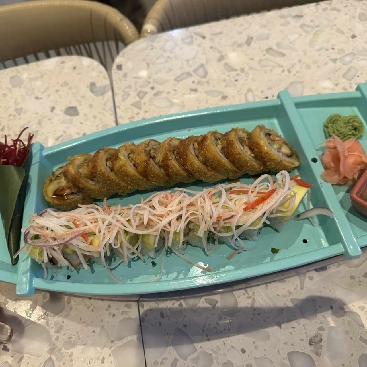 Ceviche roll & Canalero