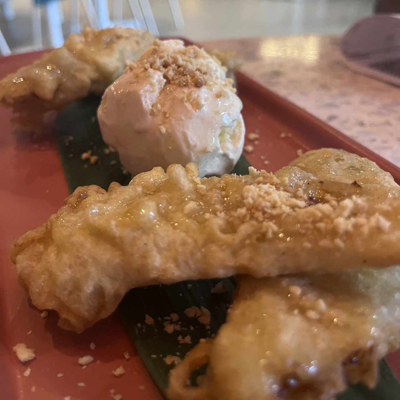 Postres - Banana Tempura