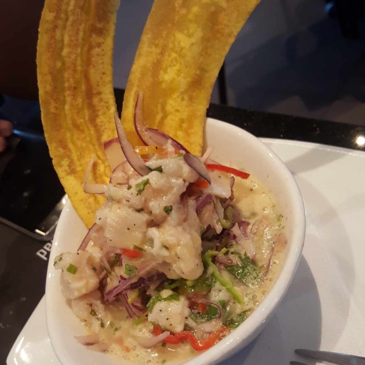 Ceviche de Corvina y Ají Amarillo