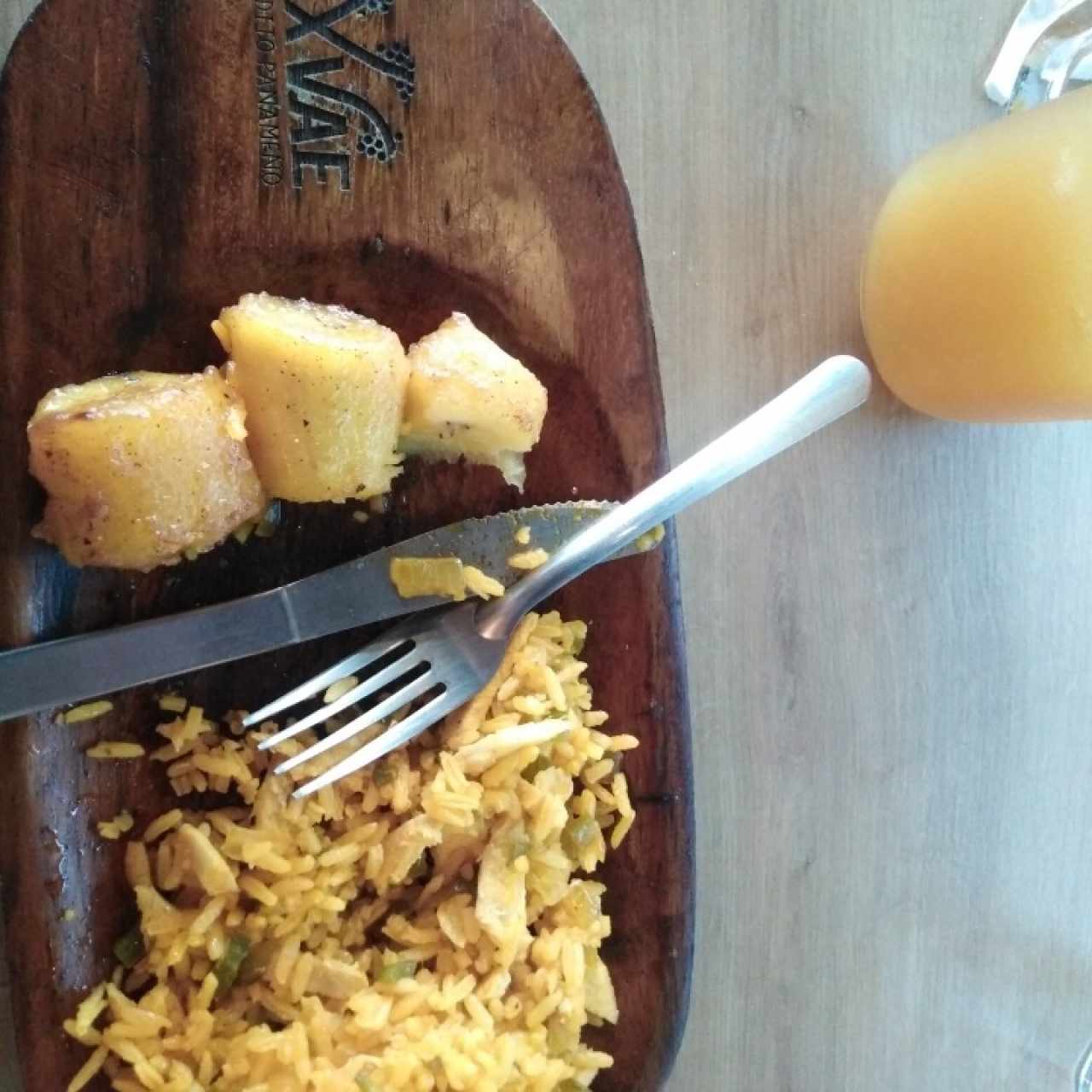 Especiales Pixvae - Arroz con pollo