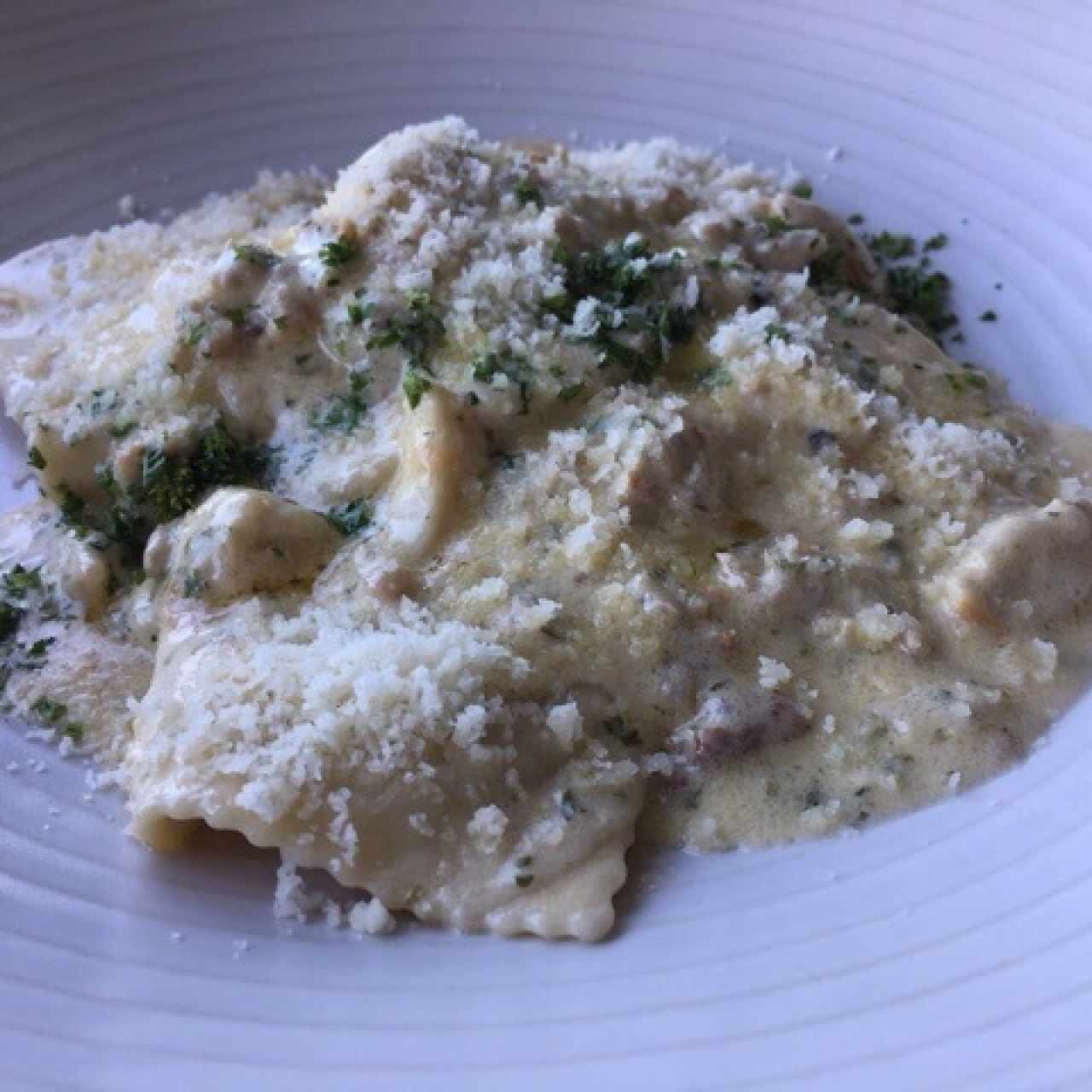 Raviolli de Hongos