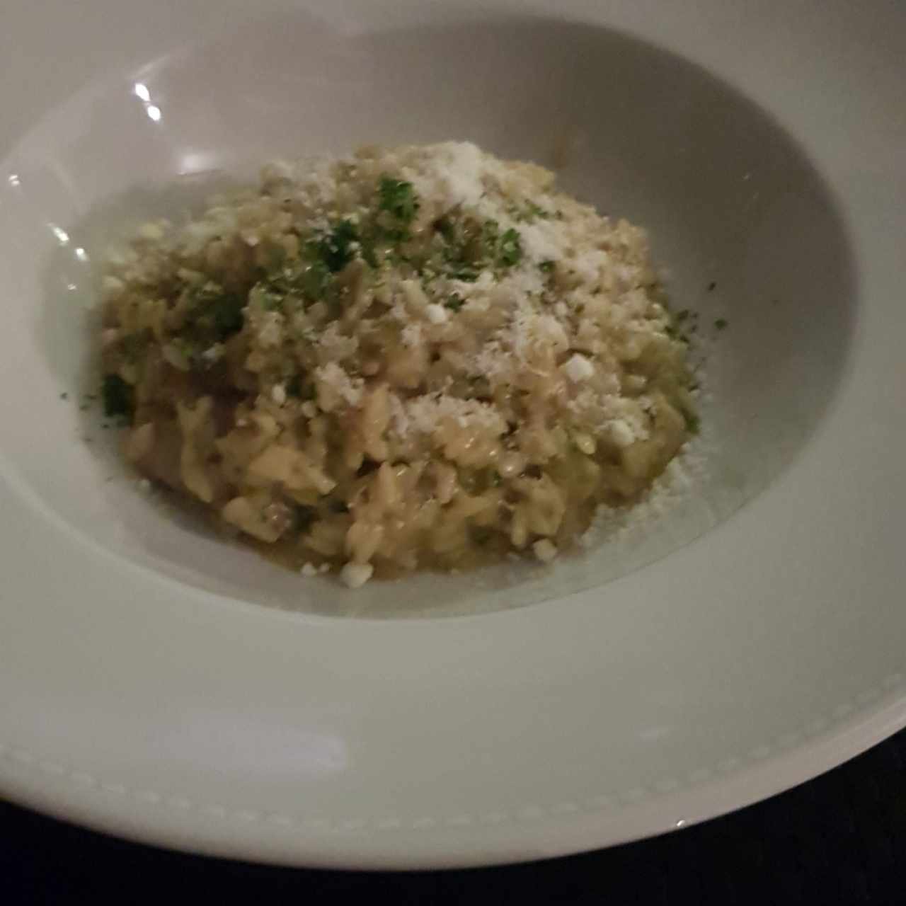 risotto de hongos 