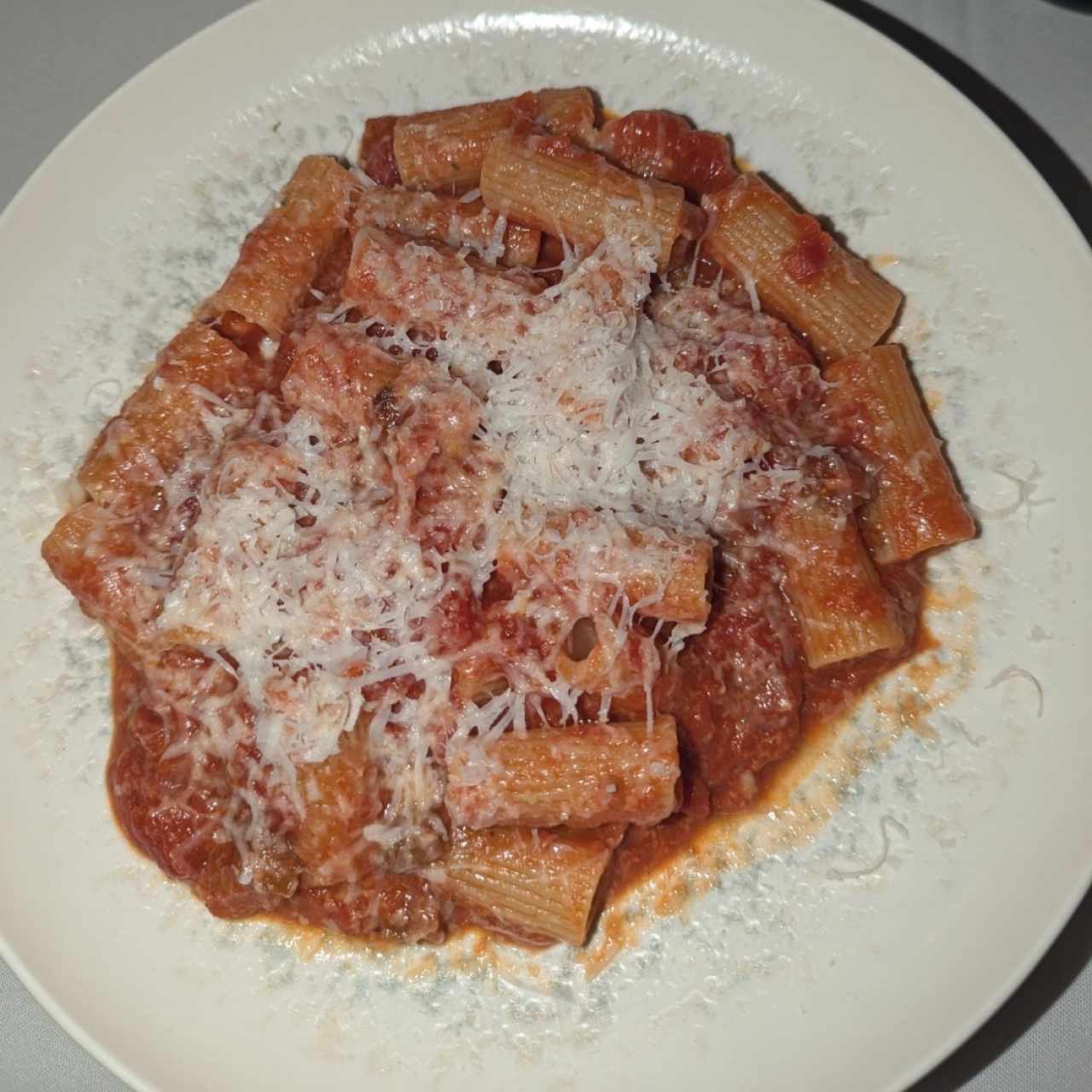 Primi Piatti - Rigatoni All Amatriciana