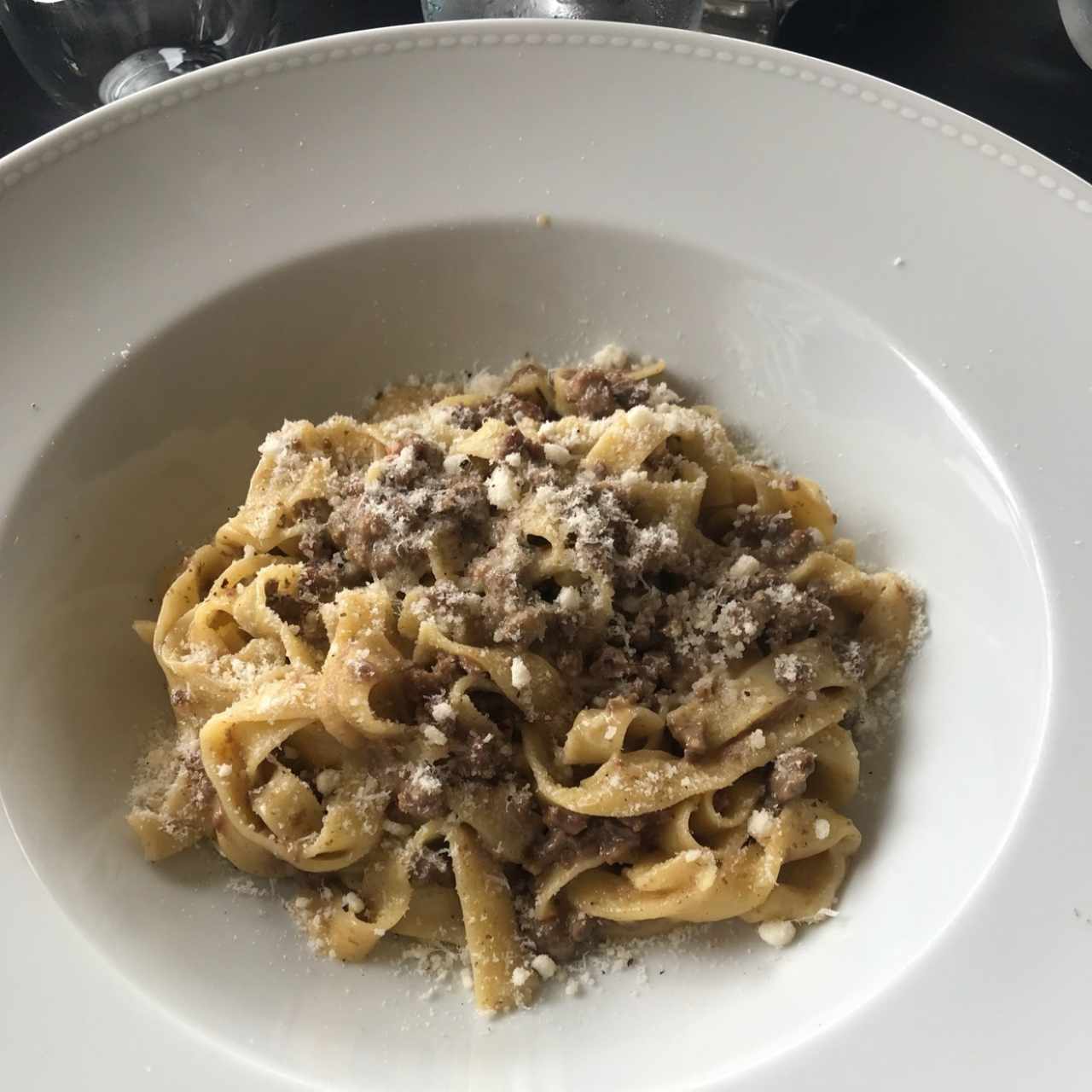 fetuccini de carne