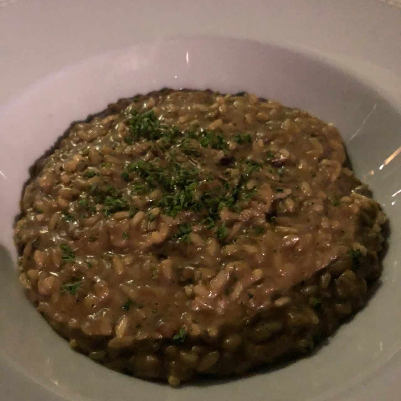 risotto de hongos