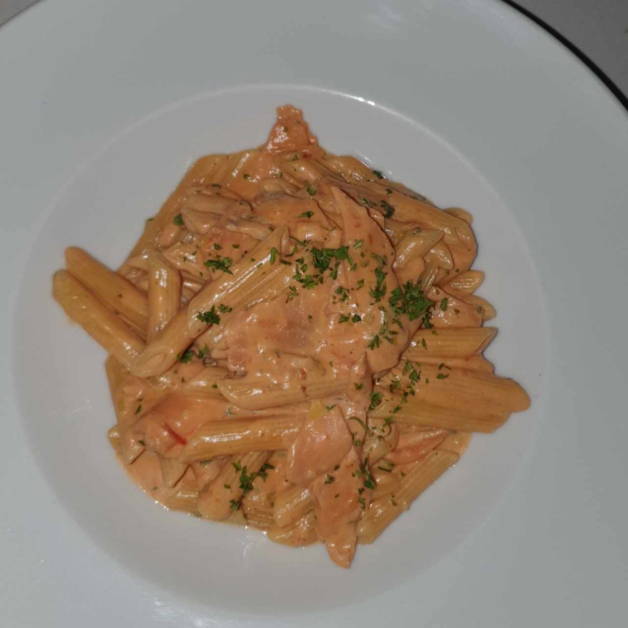 Penne al Salmón